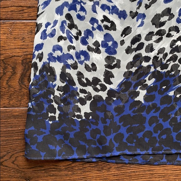 Nicole Miller leopard cheetah oversized sheer - Picture 7 of 9